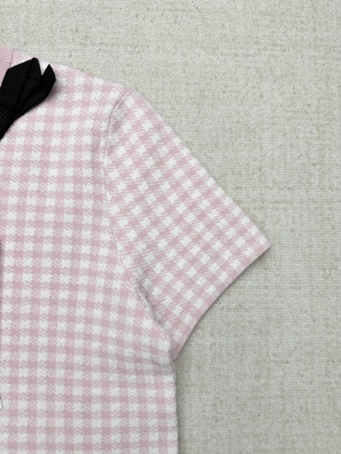 Dior Vichy Knitted Dress FZQZ042