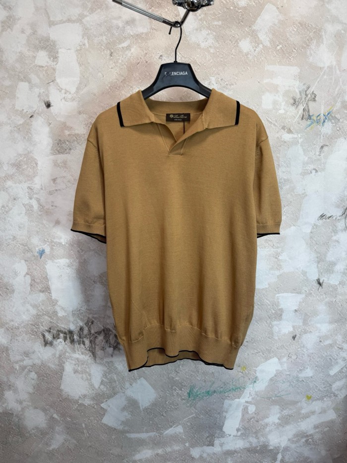 Loro Piana Knitted POLO Tee FZTX6224