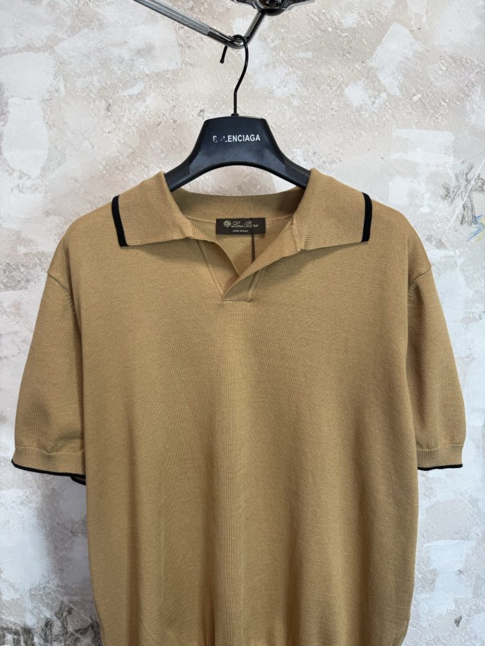Loro Piana Knitted POLO Tee FZTX6224