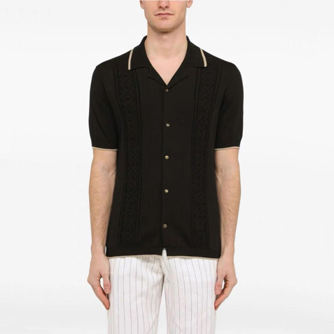 Brunello Cucinelli knitted shirt tee FZTX6221