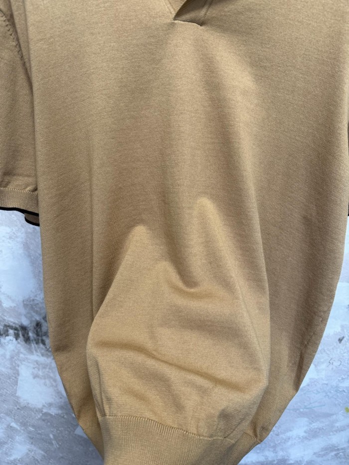 Loro Piana Knitted POLO Tee FZTX6224