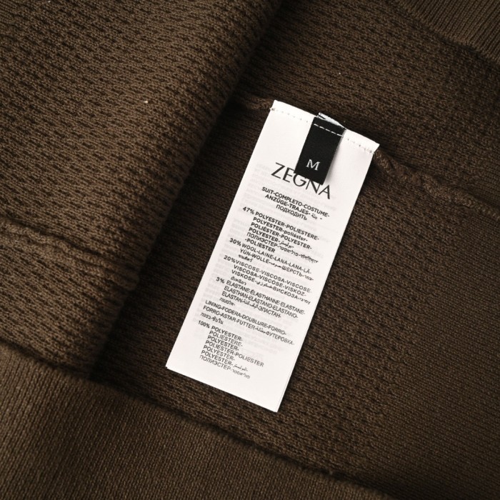 Zegna PREMIUM COTTON knitted polo Tee FZTX6219