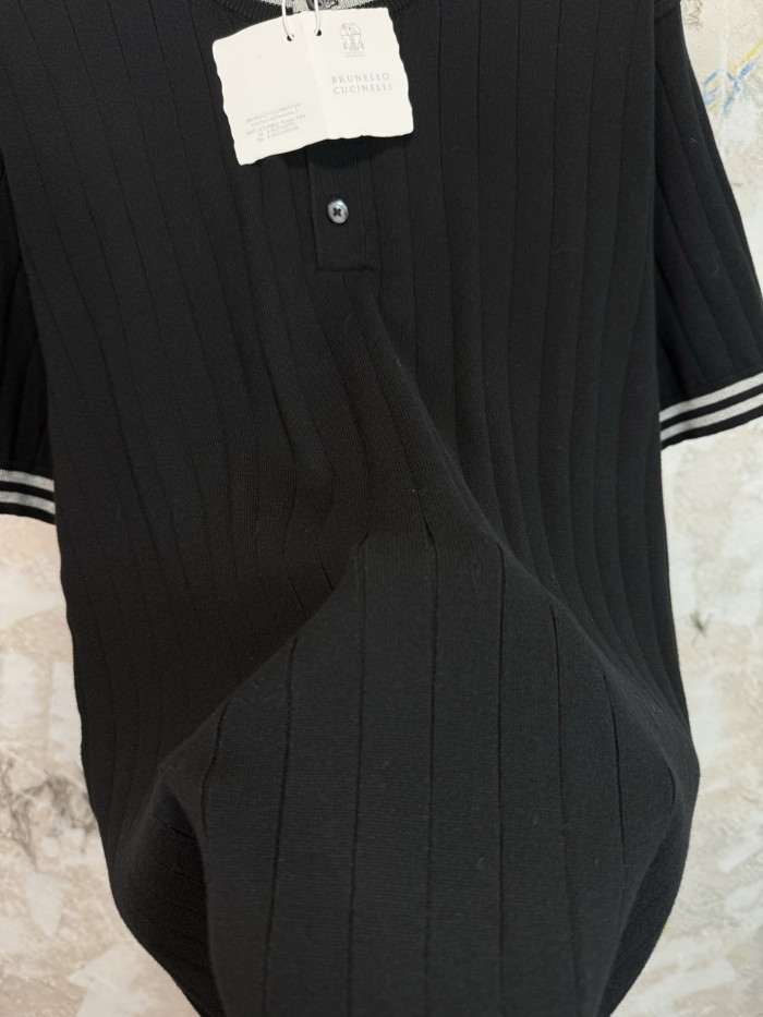Brunello Cucinelli knitted tee FZTX6222