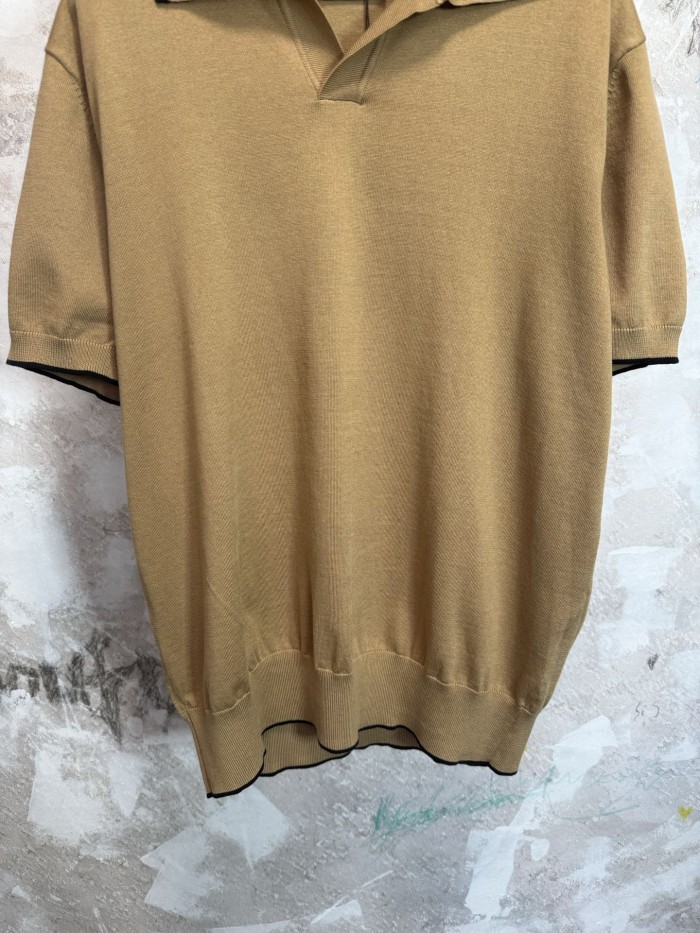 Loro Piana Knitted POLO Tee FZTX6224