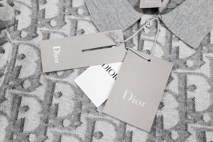 Dior Oblique knitted Polo tee FZTX6231