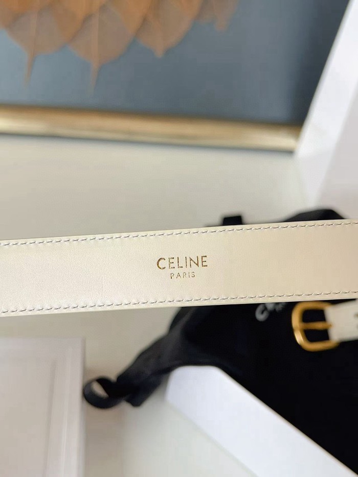 CELINE VIVIENNE TAURILLON 2.5CM BELT FZYD258