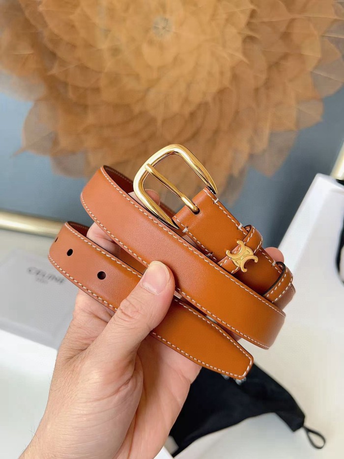 CELINE VIVIENNE TAURILLON 2.5CM BELT FZYD258