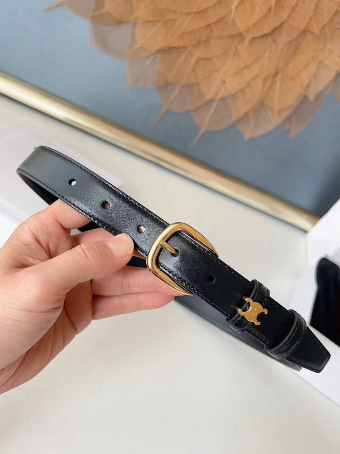 CELINE VIVIENNE TAURILLON 2.5CM BELT FZYD258