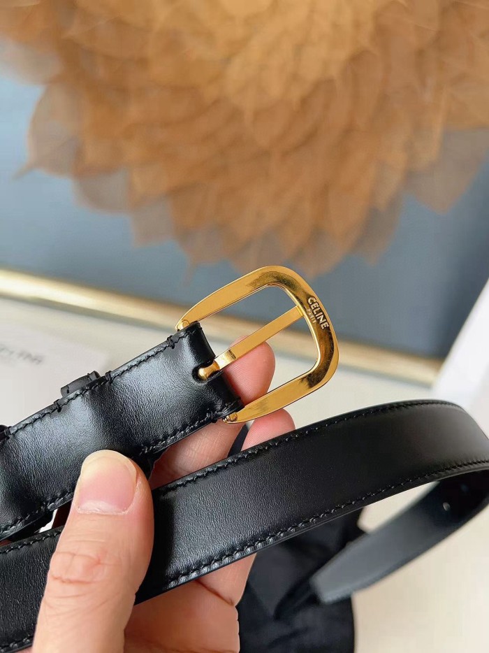 CELINE VIVIENNE TAURILLON 2.5CM BELT FZYD258