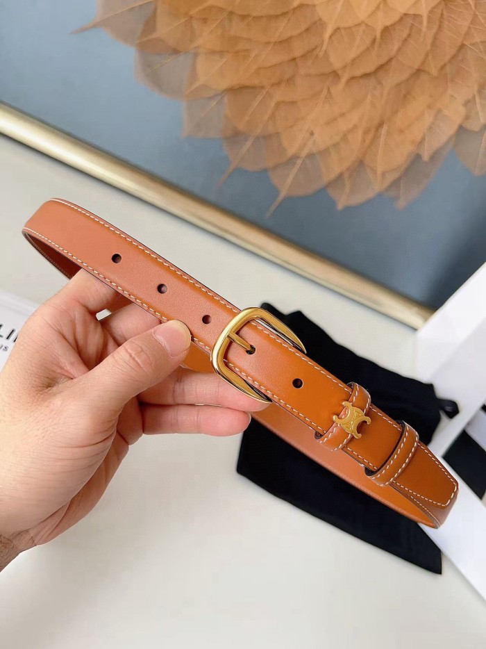 CELINE VIVIENNE TAURILLON 2.5CM BELT FZYD258