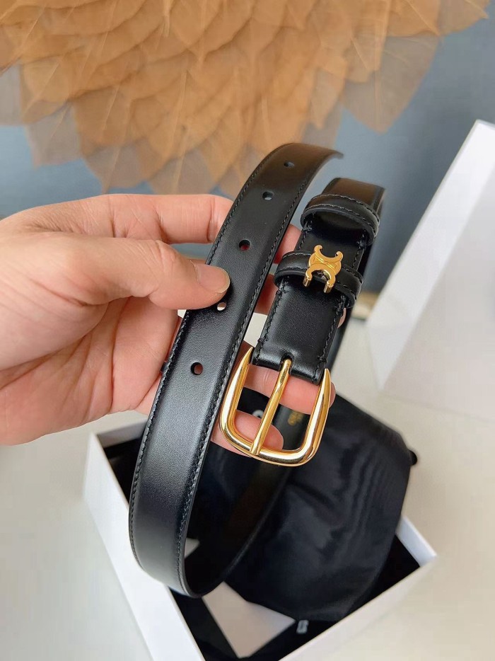 CELINE VIVIENNE TAURILLON 2.5CM BELT FZYD258