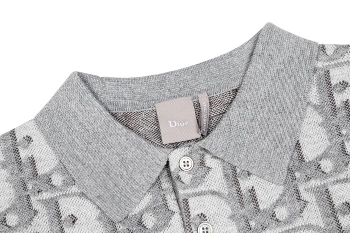 Dior Oblique knitted Polo tee FZTX6231