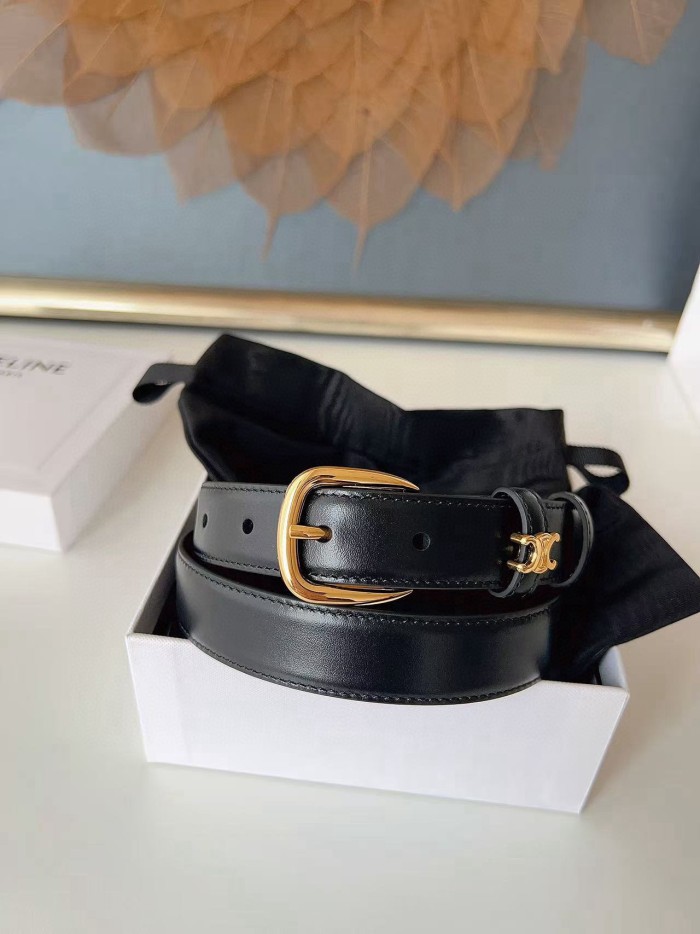 CELINE VIVIENNE TAURILLON 2.5CM BELT FZYD258