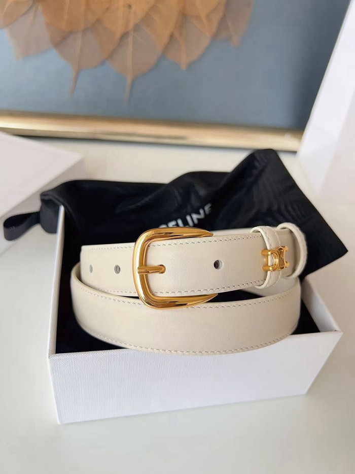 CELINE VIVIENNE TAURILLON 2.5CM BELT FZYD258