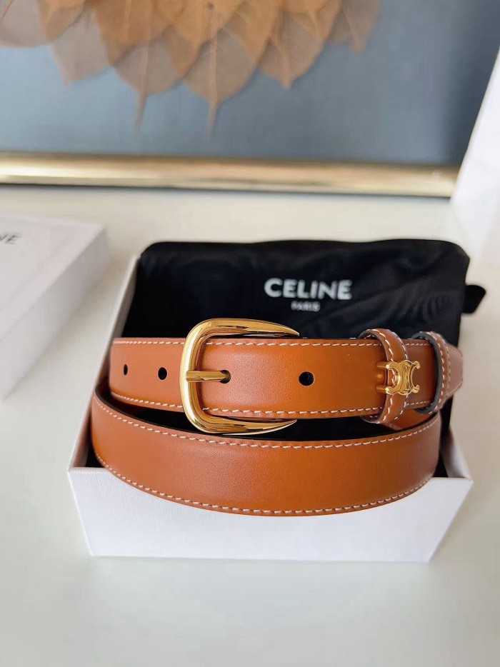 CELINE VIVIENNE TAURILLON 2.5CM BELT FZYD258