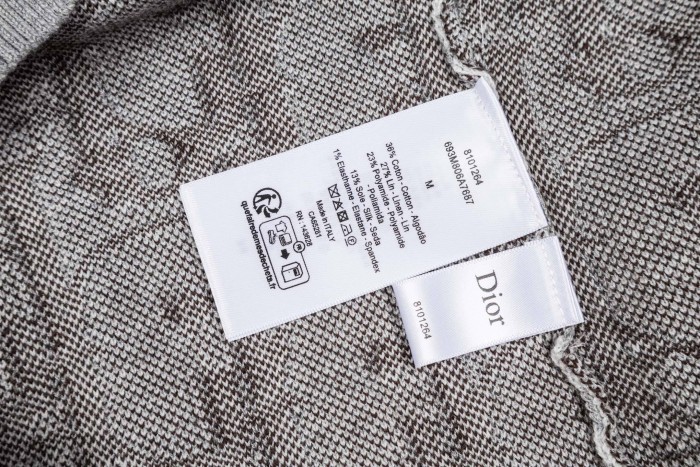 Dior Oblique knitted Polo tee FZTX6231