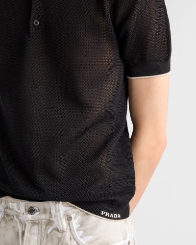 Prada Knit polo tee FZTX6190