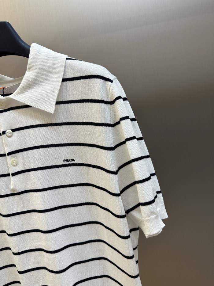 Prada Knit polo tee FZTX6261