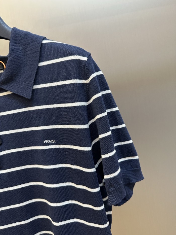 Prada Knit polo tee FZTX6261