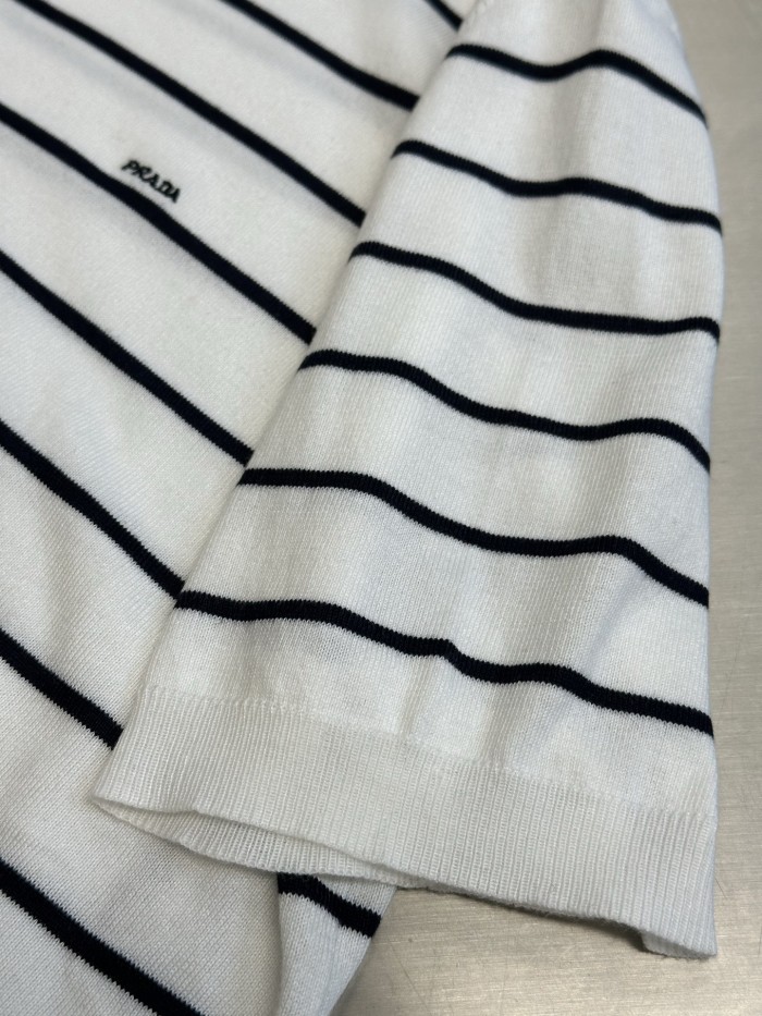 Prada Knit polo tee FZTX6261