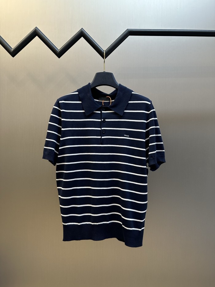 Prada Knit polo tee FZTX6261