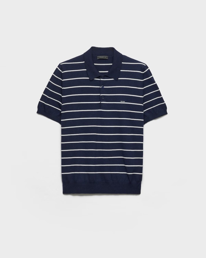 Prada Knit polo tee FZTX6261