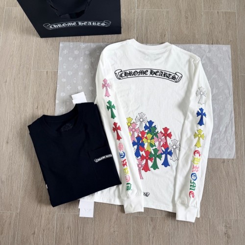 Chrome Hearts LS T-shirts FZTX6296