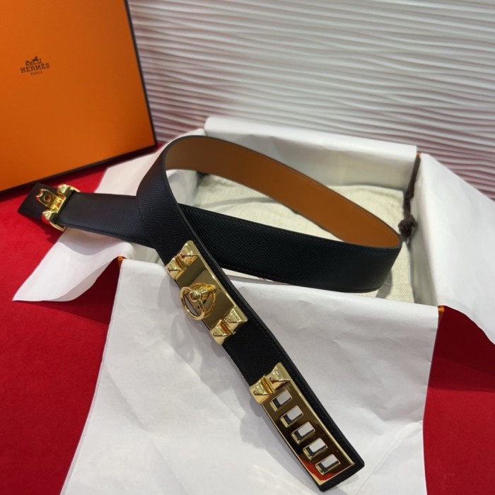 HERMES Collier de Chien 32MM BELT FZYD270