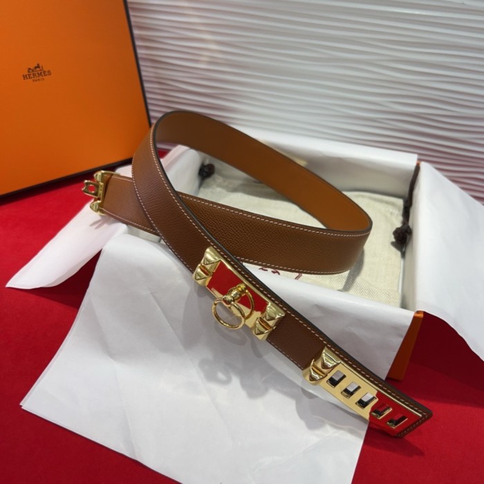 HERMES Collier de Chien 32MM BELT FZYD270