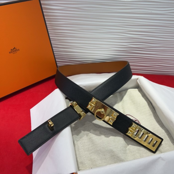 HERMES Collier de Chien 32MM BELT FZYD270