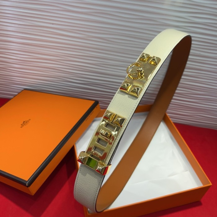 HERMES Collier de Chien 32MM BELT FZYD270