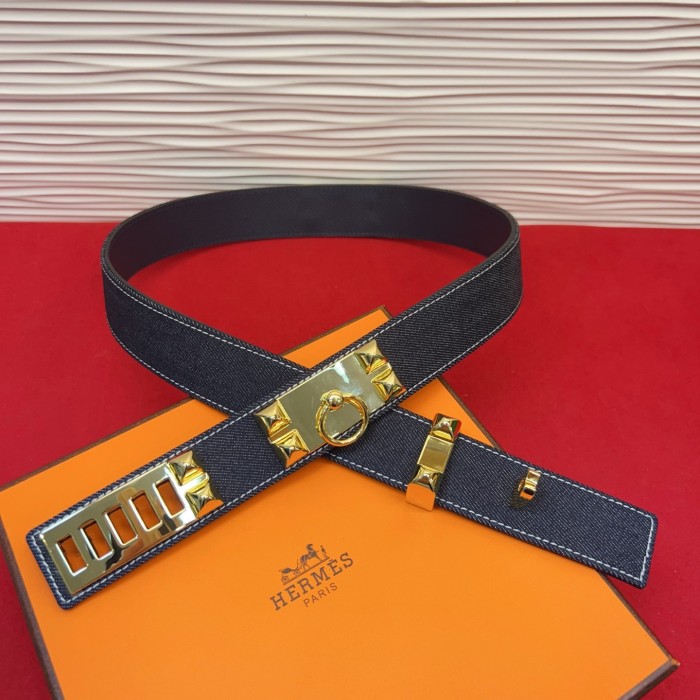 HERMES Collier de Chien 32MM BELT FZYD270