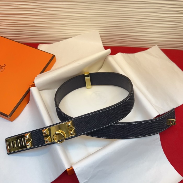 HERMES Collier de Chien 32MM BELT FZYD270
