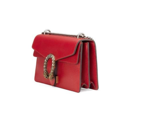 Gucci Women's Red Dionysus Leather Shoulder Bag