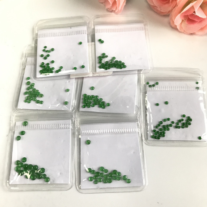 Myanmar emerald ring face (small package)-14 packs