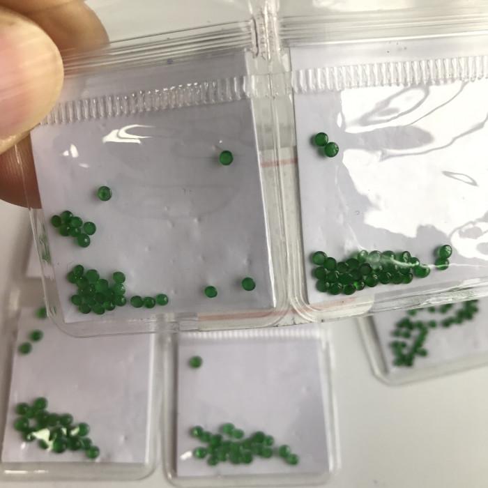 Myanmar emerald ring face (small package)-14 packs