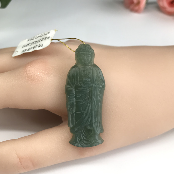 Jade Buddha Pendant