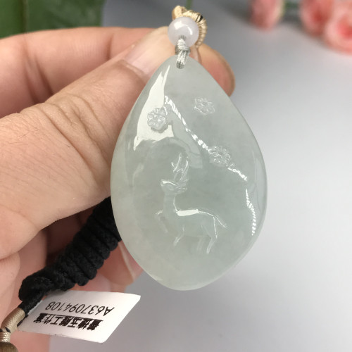 Jade deer tag