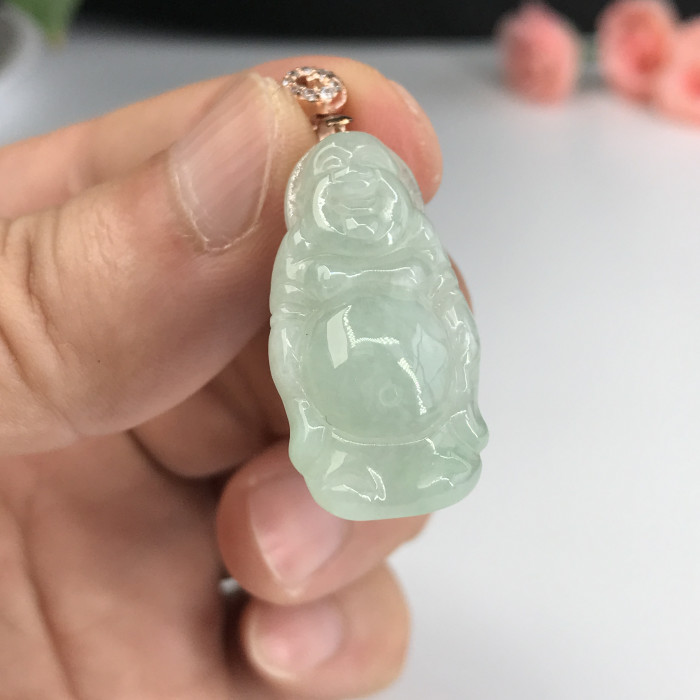 Jade Buddha Pendant