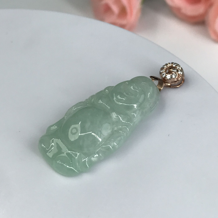 Jade Buddha Pendant
