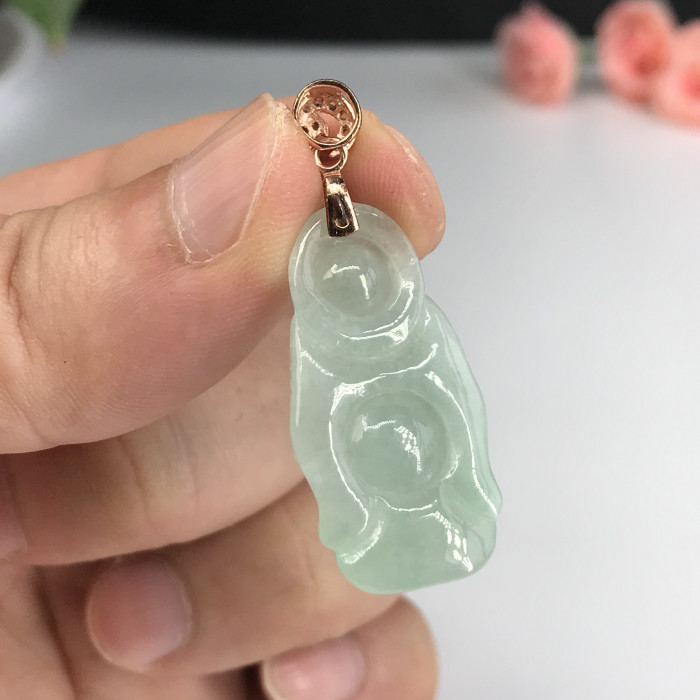 Jade Buddha Pendant