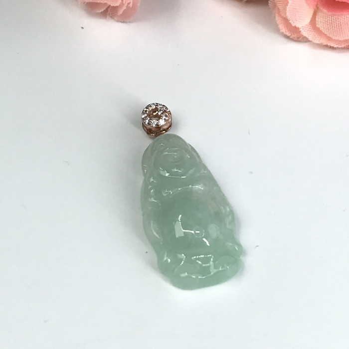Jade Buddha Pendant