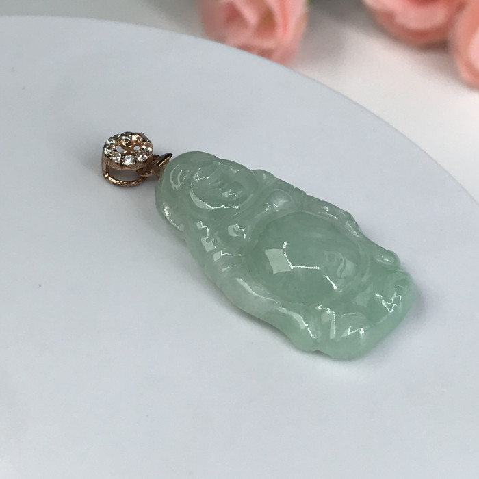 Jade Buddha Pendant