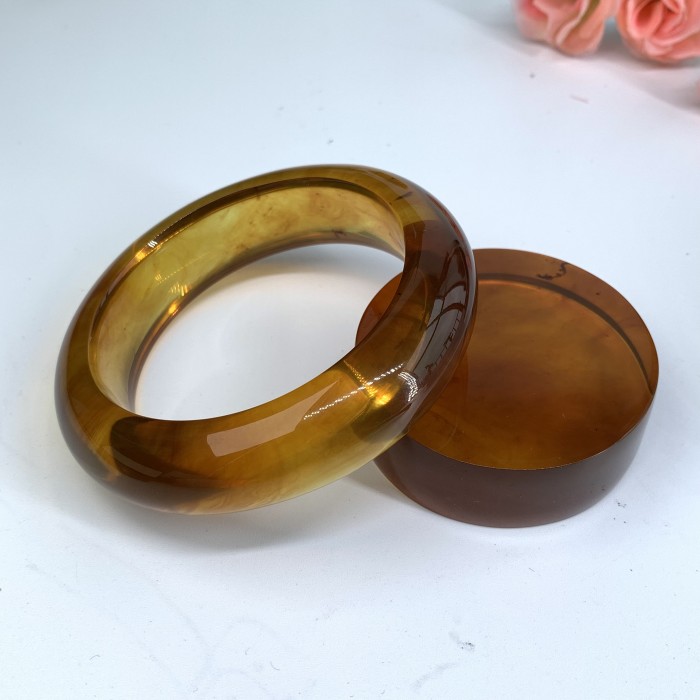 Amber bracelet and Bracelet Heart