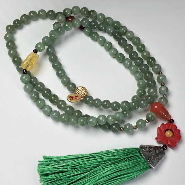 Hetian jade beads
