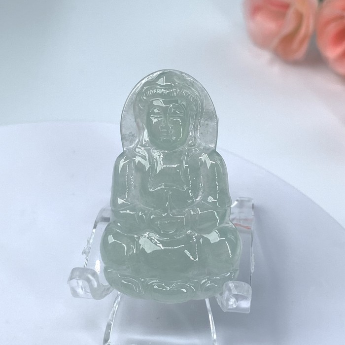 Jade Avalokitesvara Pendant