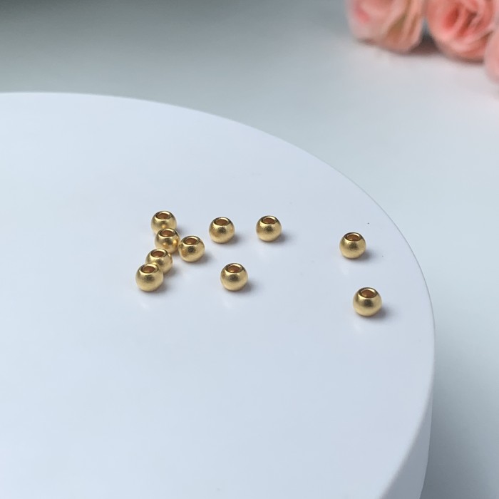 Golden beads