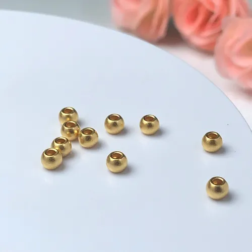 Golden beads