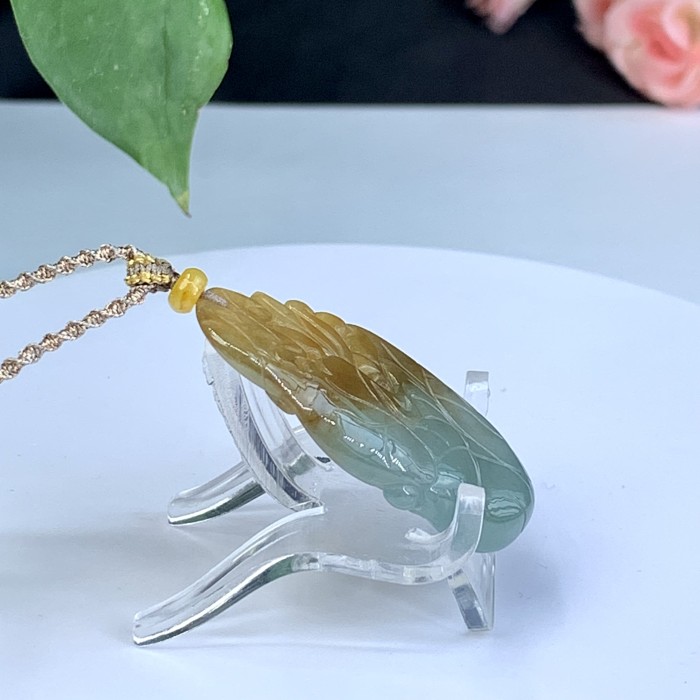 Emerald lotus leaf plate