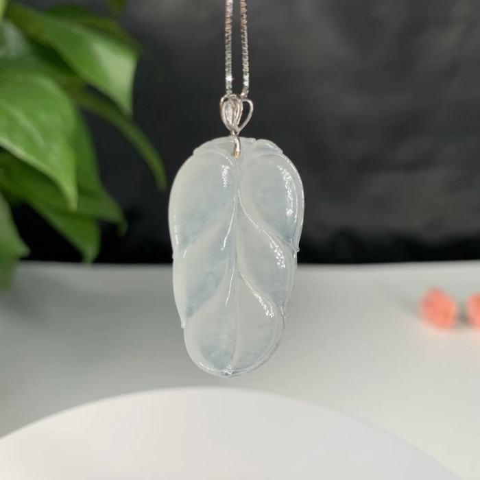 Jade Leaf Pendant